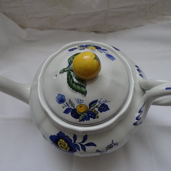 Spode Copeland England Blue Bird Teapot Vintage British Ceramics - Picture 2 of 9